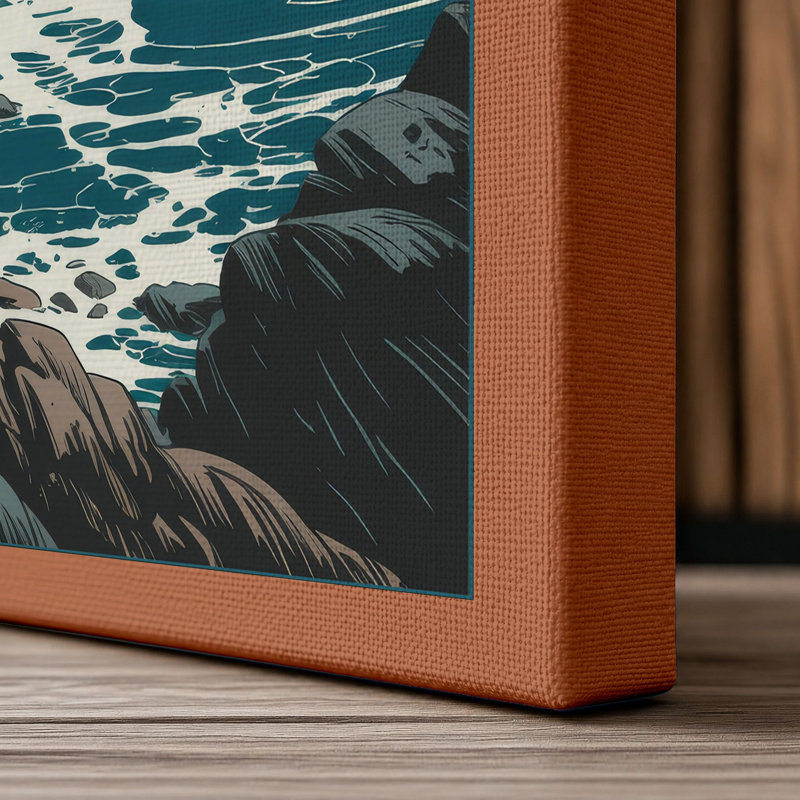Print, 18x12 - 45.7 x 30.5 cm, Terracotta Border