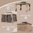Aluminum Patio Gazebo Permanent Double Polycarbonate Roof Canopy-87703192-90289470