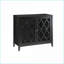 Console avec portes en verre, finition noire Ceara | Contemporain | Hall d'entrée
