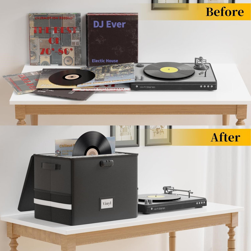 Plastic 13'' H Tabletop Storage, 13" H x 16.10" W x 13" D