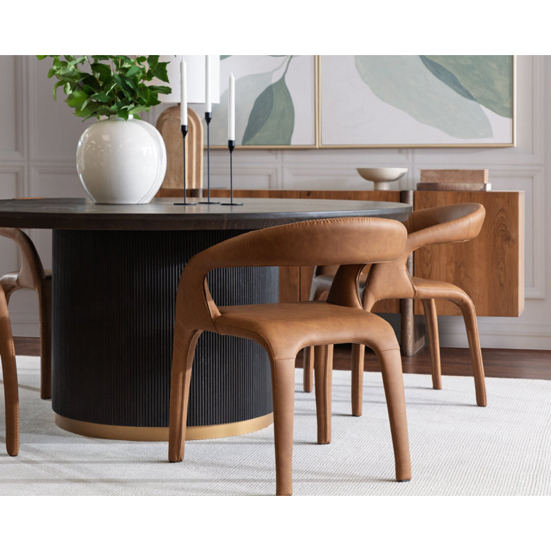 Atika Upholstered Arm Chair, Ivanhoe Pine