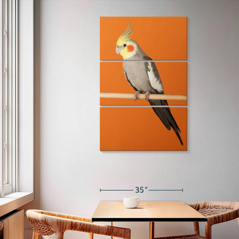 Brampt Cockatiel, 65" H x 42" W