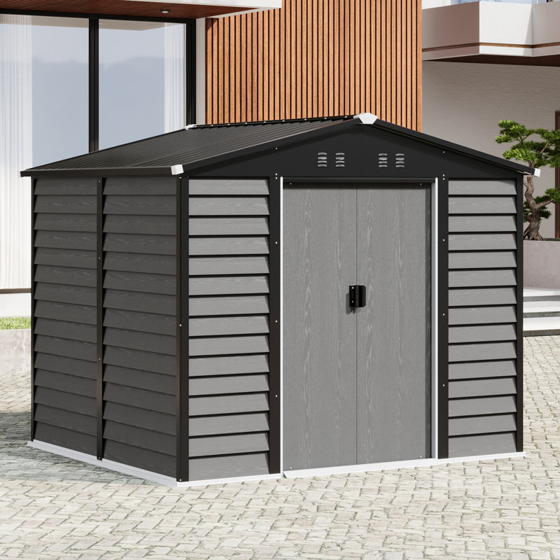 8x7FT Outdoor Garden Storage Shed
