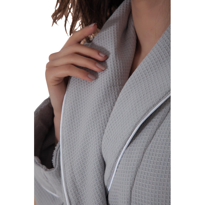 Peignoir majestueux 100% coton unisexe majestueux Majesty, M, Gris clair