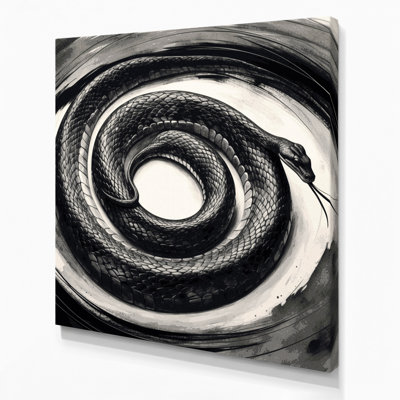 Art animalier sur toile, faune noire