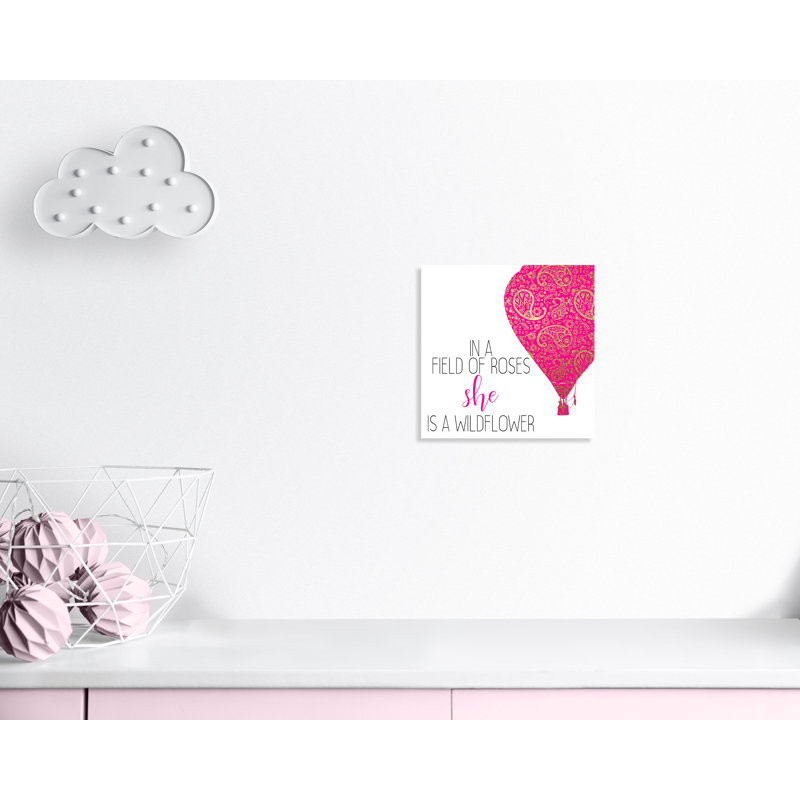 Il s’agit d’un wildflower, H 16 po x l 16 po x P 1,5 po, Toile