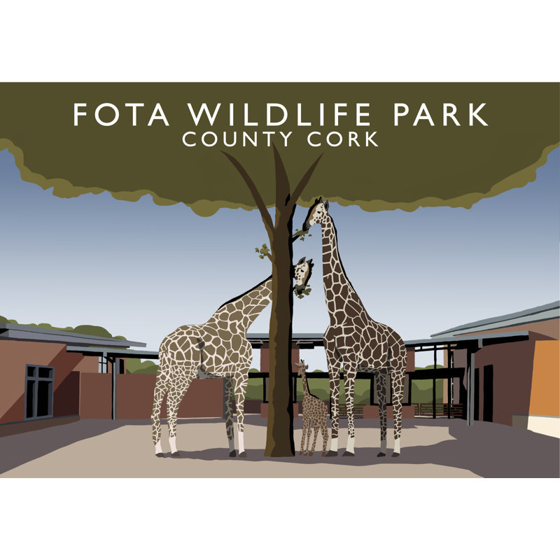 Fota Wildlife Park by Richard O'Neil - Print, No Frame, 30 cm H x 40 cm W x 1 cm D