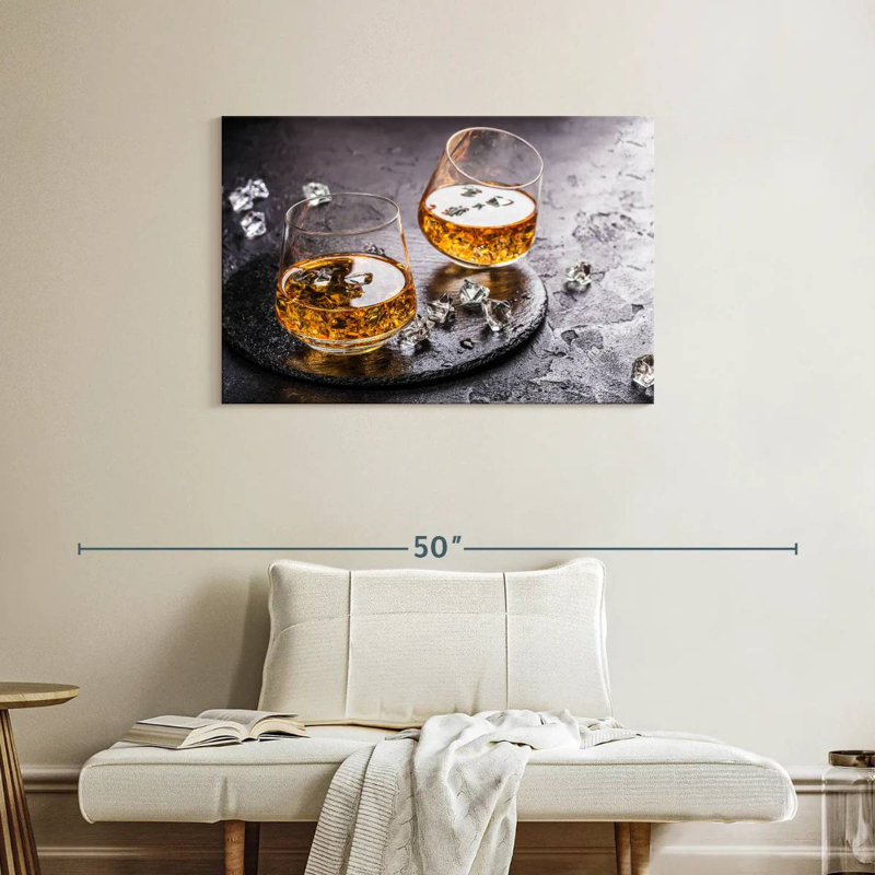 Yarlin Cognac On Ice, 24" H x 36" W