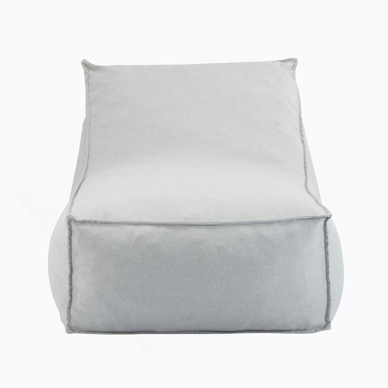 Fauteuil à billes d'extérieur, gris clair, Gris