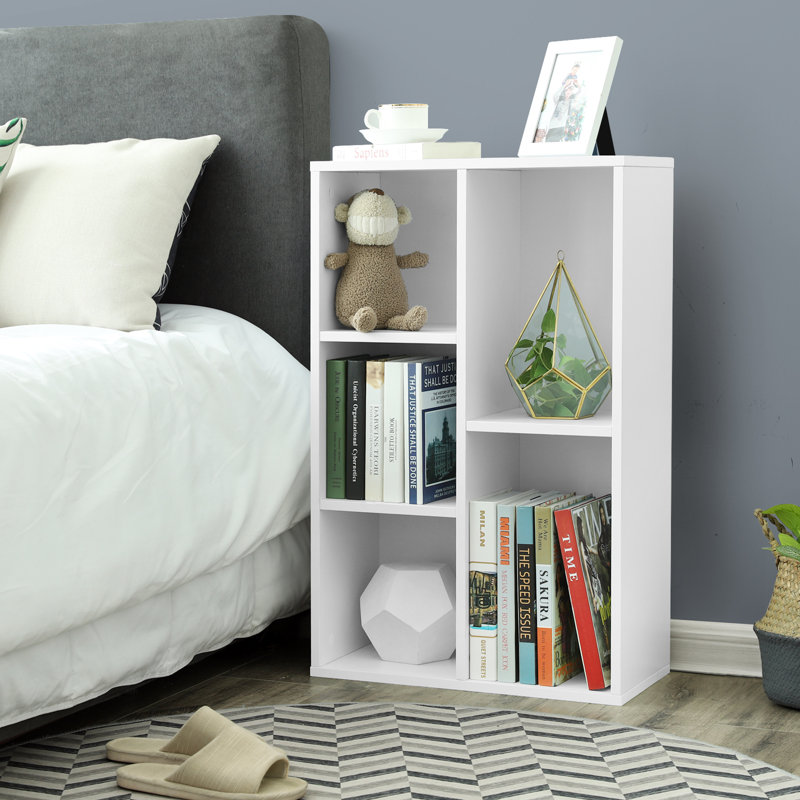 Arkwright 80cm H x 50cm W Standard Bookcase, White