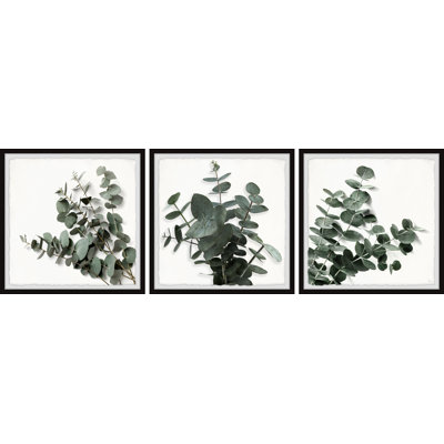 Jalexis Every Leaf Is A Flower - 3 Piece Single Picture Frame Painting Set