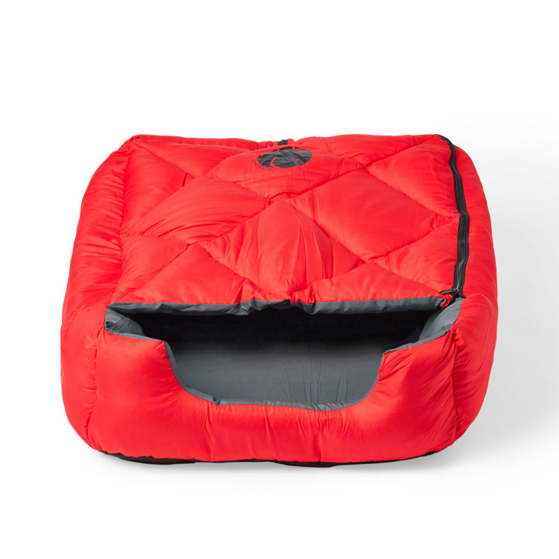 Lit de voyage pour petit chien, Rouge, Petit (11 à 25 lb), H 22 po x l 28 po x P 8 po