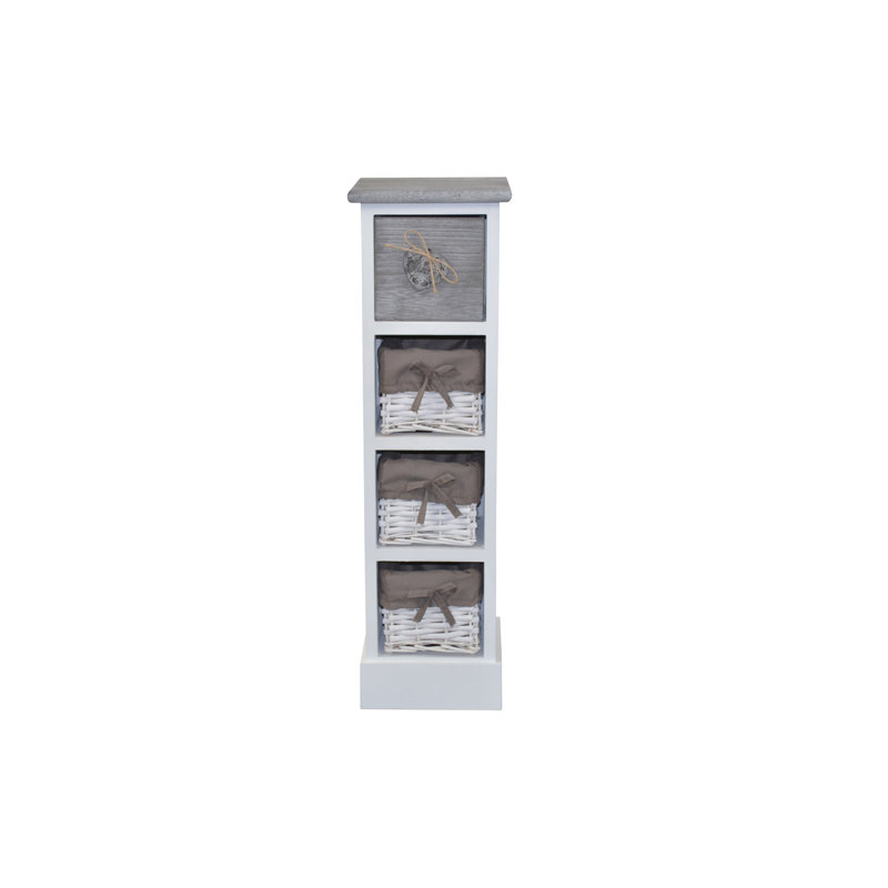 Latitude 3 - Drawer Rectangle Accent Chest, Grey