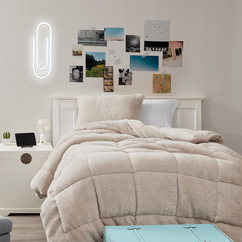 Édredon surdimensionné Seal Soft - inducteur Coma - blanc cassé, Édredon simple très long