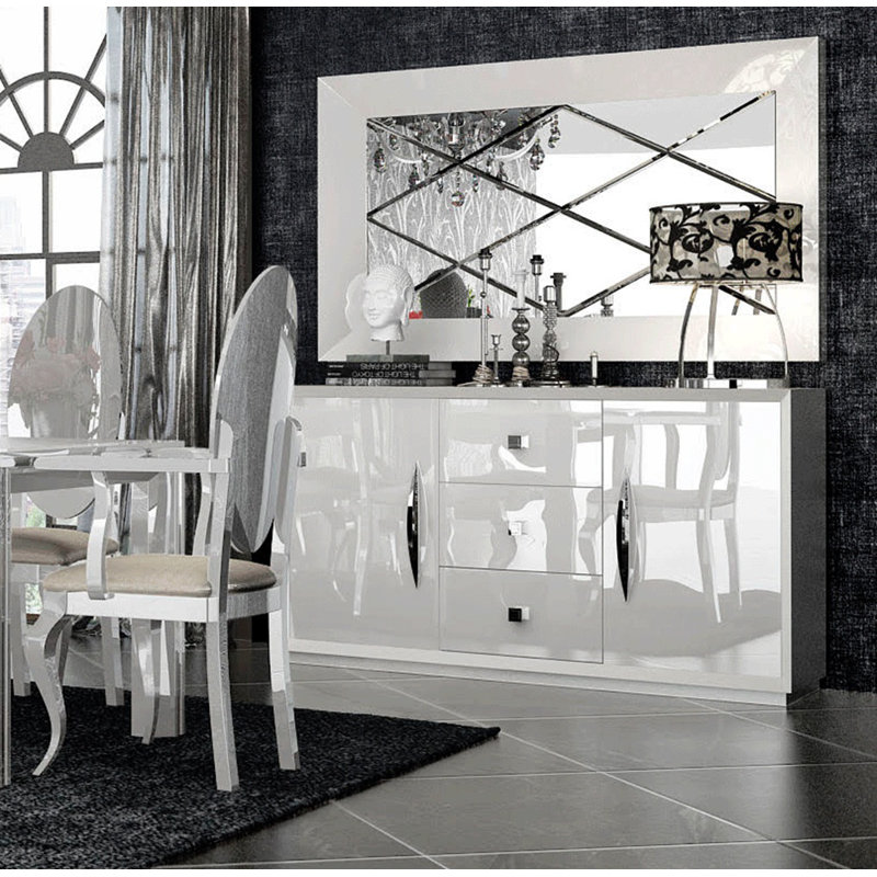 Risma White Modern Storage Cabinet
