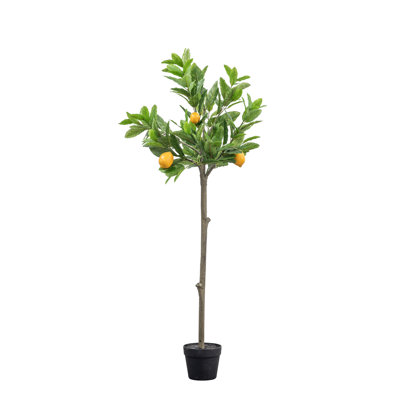 135cm Faux Lemon Tree in Pot