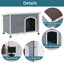 Grande niche pour chien d'extérieur en bois-396597525-396597520