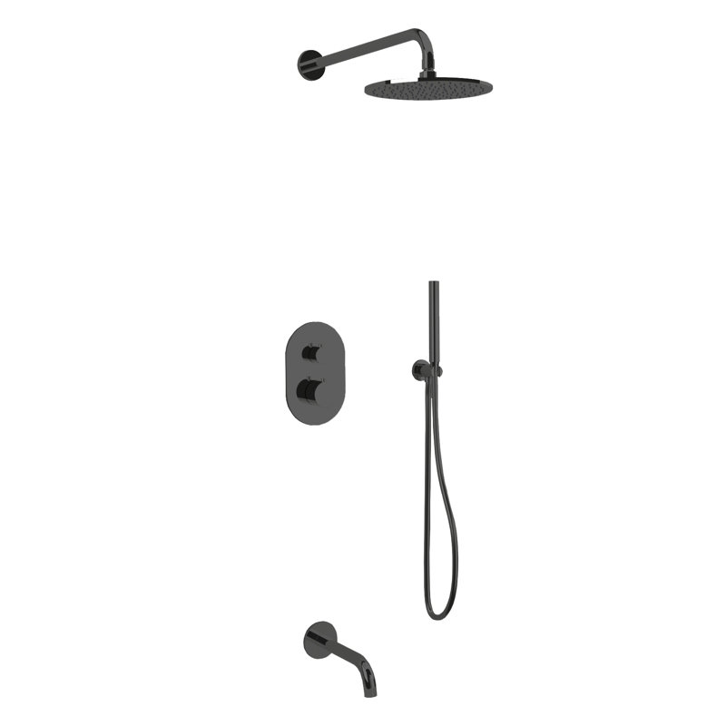 Complete Shower System, Black