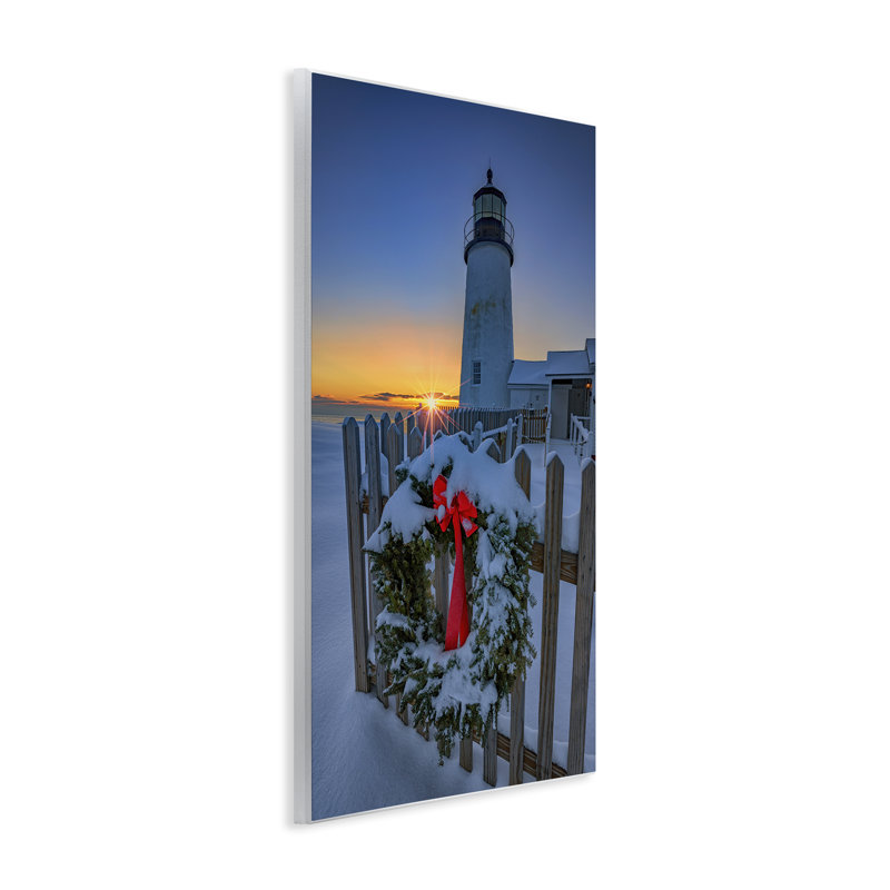 «Christmas Beach Lifehouse» par Rick Berk, H 15 po x l 10 po