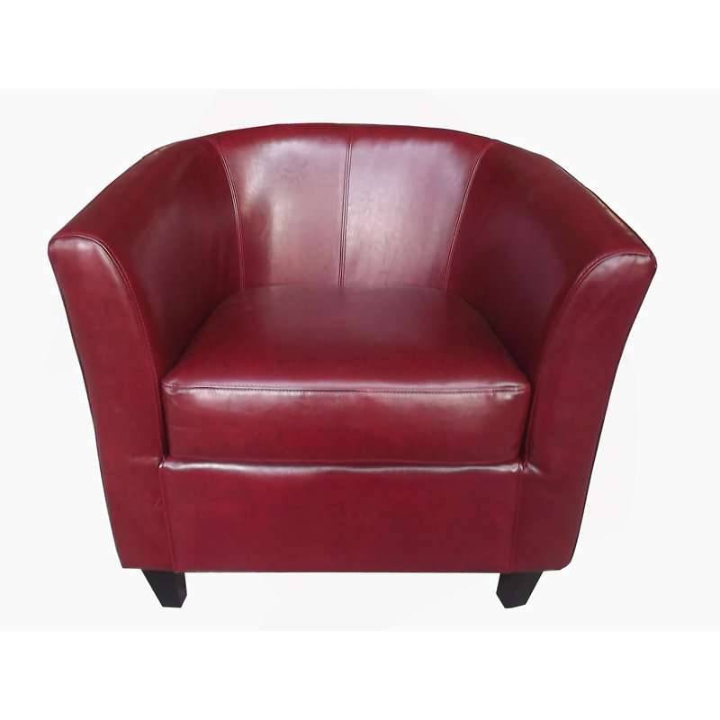 Fauteuil club Plaza, Rouge