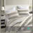 Stripe Textured Bedding Sets, Soft Polyester, Modern Comfort For Home