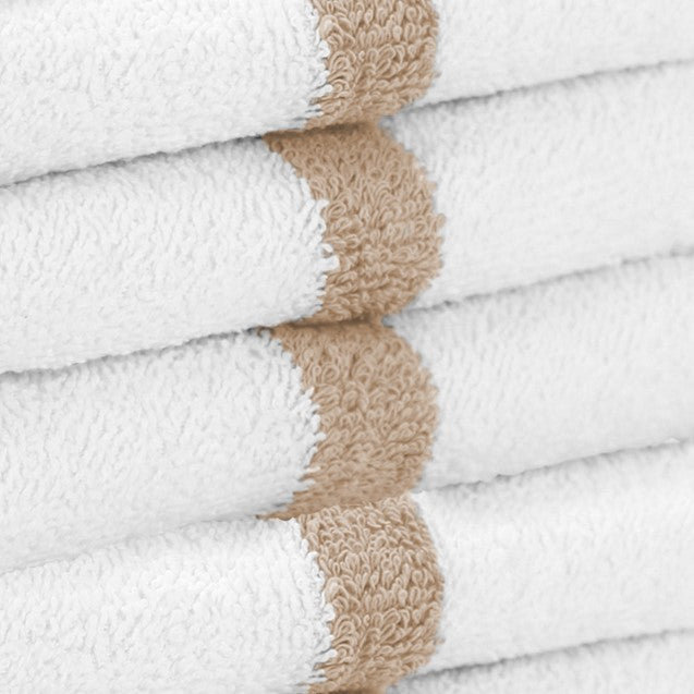 Power Gym Hand Towel 16x27 (Pack of 12), Beige