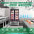Coolski 40 in. 33.5 cu. ft. Auto / Cycle Defrost 2-Glass Door Commercial Reach In Display Upright Freezer in Stainless Steel