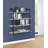 Shannock 46'' H Stainless Steel Floating Bookcase-368225511-294782419