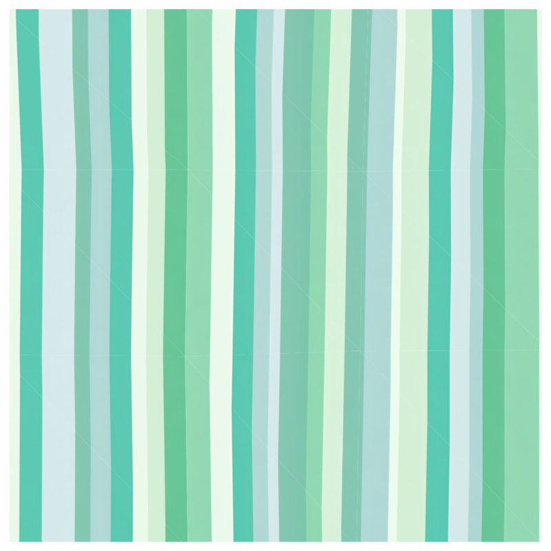 Coussin Stripes, Bleu sarcelle rayé, Carré 14 po