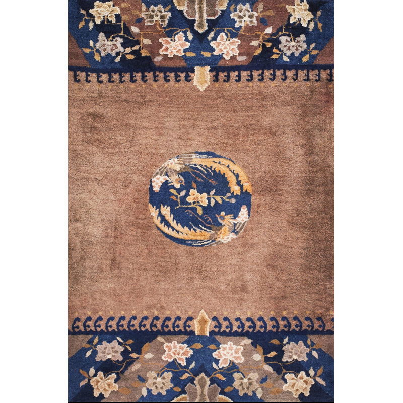 Antique Chinese - Peking Small Scatter Size Wool Rug