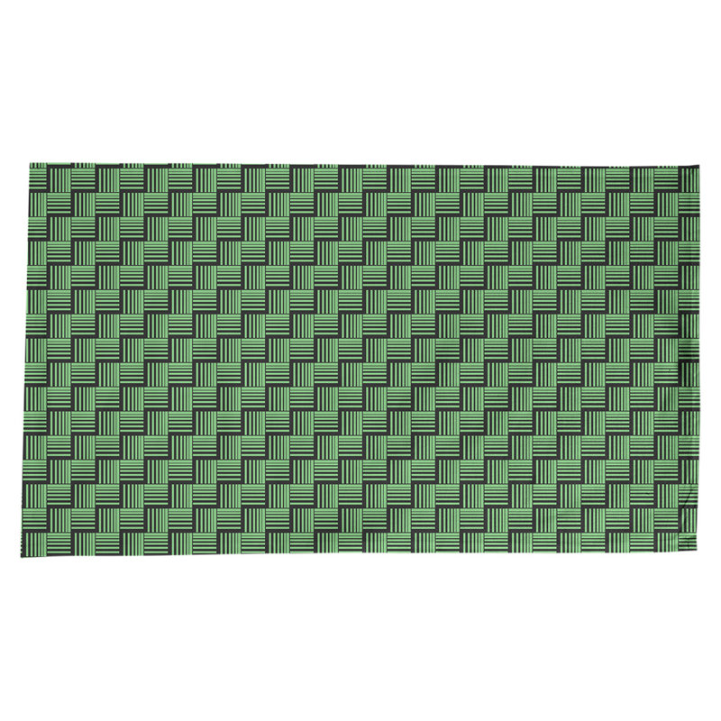 Rayures nattes classiques Nappe, Vert