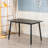 Cronk 4-Person Rectangular Pine Wood Dining Table-1925288781