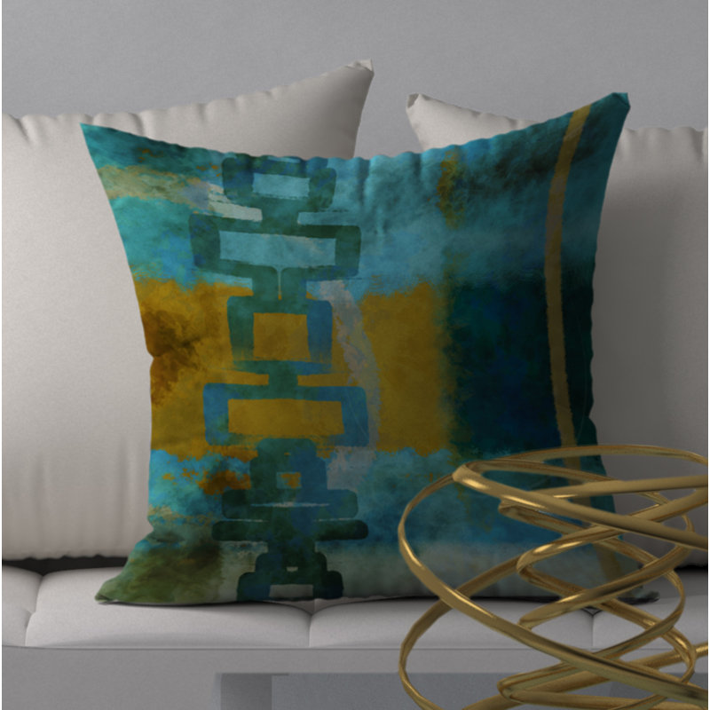 Housse de coussin carrée et insert, 24" X 24"