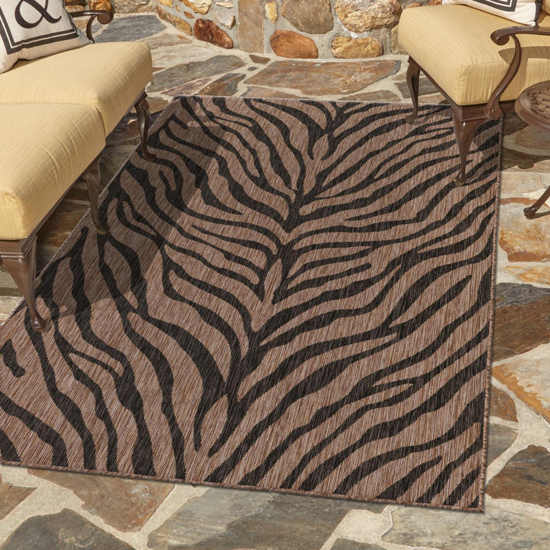 Natural_Unique Loom Tsavo Outdoor Safari Rug, Rectangle 2'2" x 3'