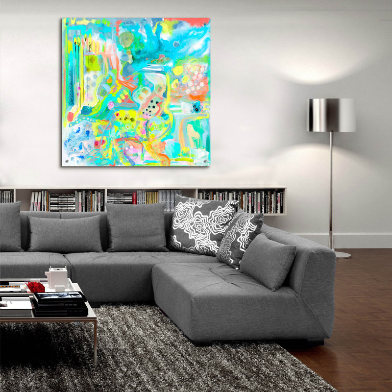 «Your normal is not the world's normal» par Wyanne, art mural en verre acrylique, H 36 po x l 36 po x P 0,2 po