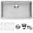 Ruvati 27-inch Undermount Kitchen Sink 16 Gauge Stainless Steel Single Bowl
