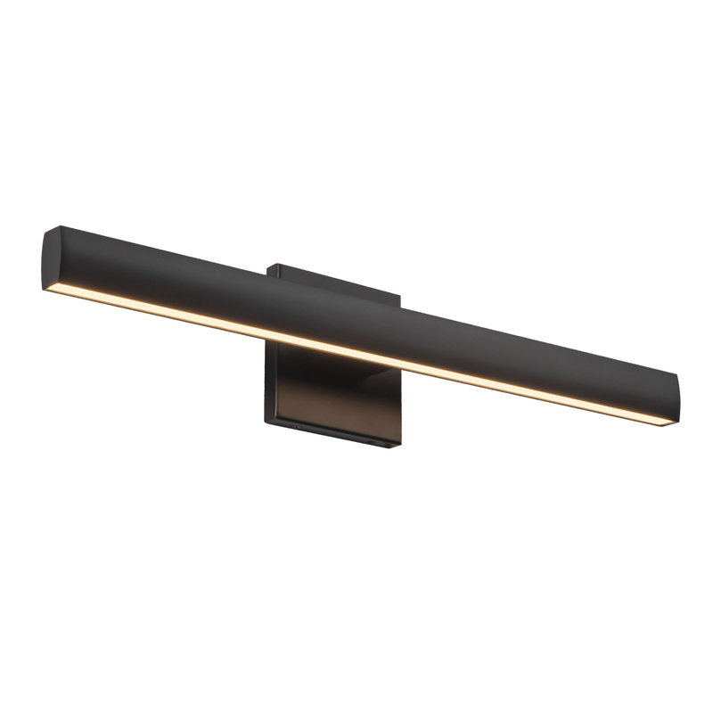 Tila 23-in Black dimmable LED Bathroom Vanity Light