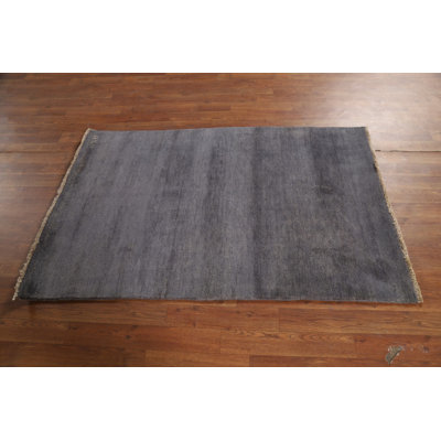 Modern Grey Gabbeh Oriental Rug 3x5