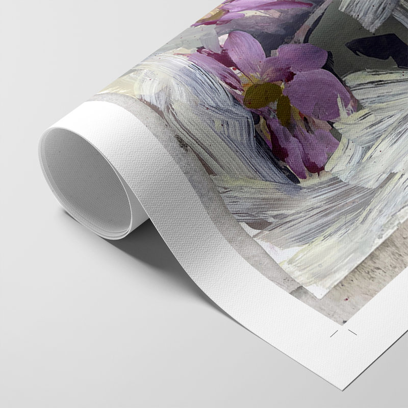 Zinnia II - Impression sur toile seulement - NON-CADRE, H 27 po x l 18 po