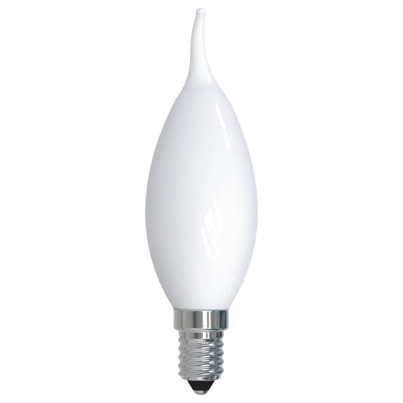 Équivalent 40 watts, DEL CA10, ampoule à intensité variable laiteuse, blanc froid (3000K) E12 / base candélabre