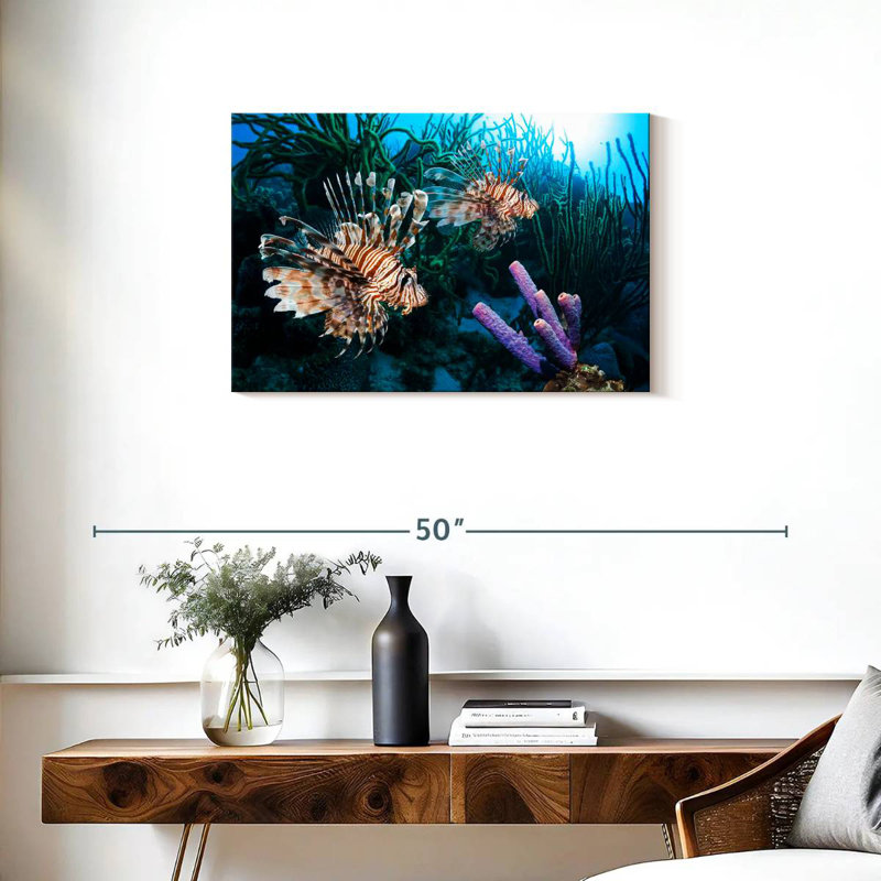 Brampt Atlantic Ocean Lionfish, 20" H x 30" W