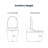 OakLn Smart Toilet with Child Wash, User Mode, Auto Flush, Water Replacement and Antibacterial Heated Seat