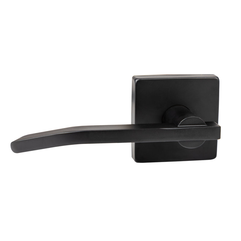 Levier de porte de passage Intersect, Noir mat