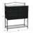 Black Oak & Iron Apothecary 8-Drawer Sideboard-1057036745