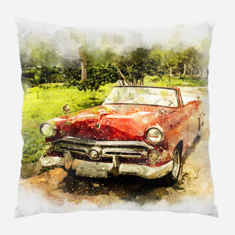 Coussin vieilles voiture Durante, Intérieur, Microsuède