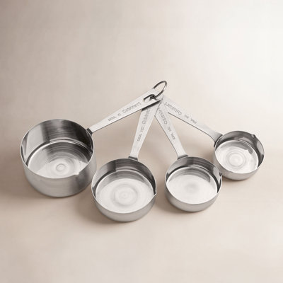 Cuisinart 4-Pieces Stainless Steel Measuring Cup Set