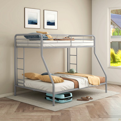 Metal Twin Over Full Bunk Bed