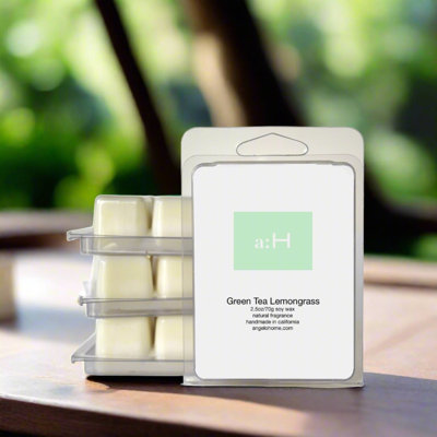 A:H Green Tea Lemongrass Scented Wax Melt