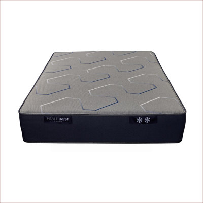 King Size Bed Base for Master Bedroom, Deep Blue Foam Construction, Lux Firm Support for Restful Sleep