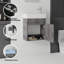 Ensemble de meuble-lavabo mural 18 po avec lavabo et portes à fermeture en douceur pour petites salles de bain-133397002
